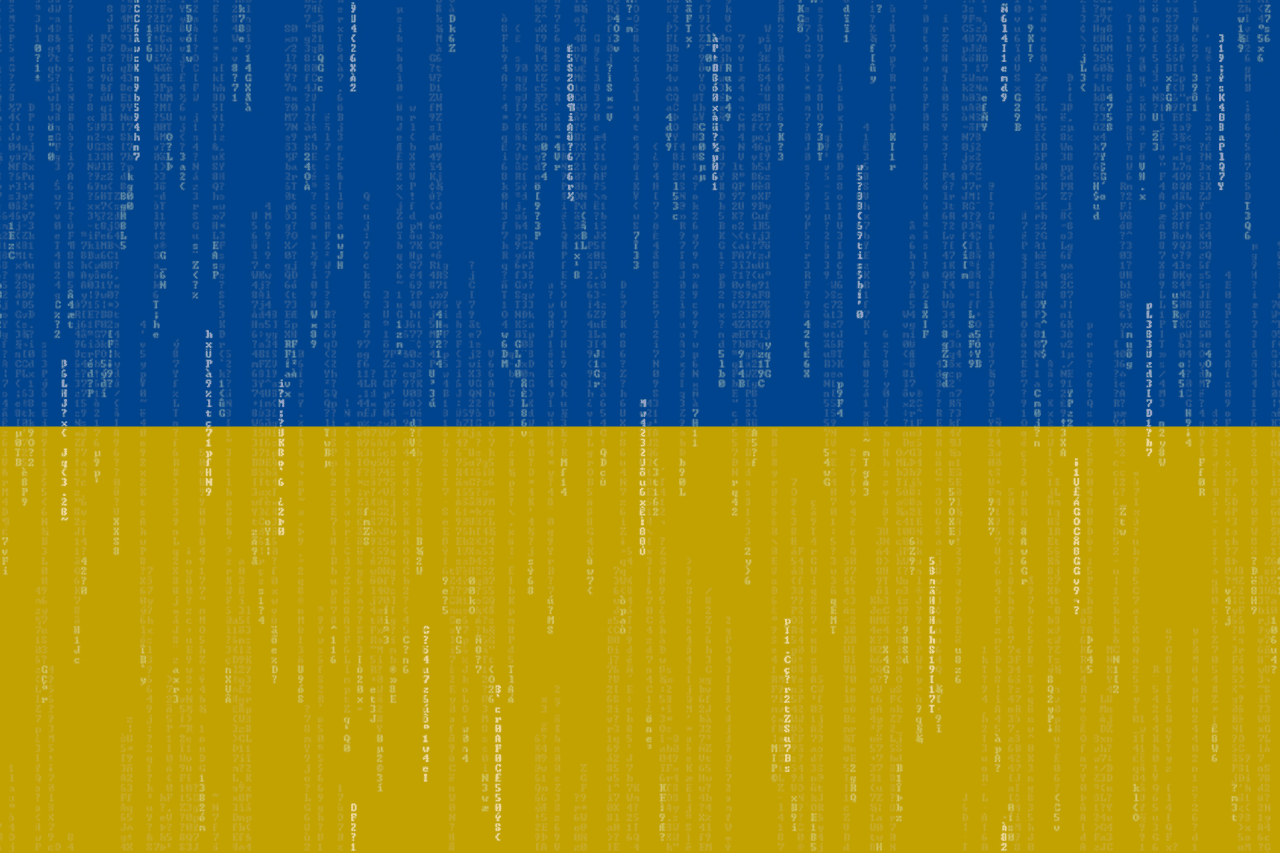 Kybernetická válka během útoku na Ukrajinu