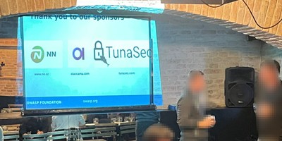 Úvodní obrázek článku: TunaSec jako hlavní sponzor OWASP Czech Chapter Meetingu v Brně